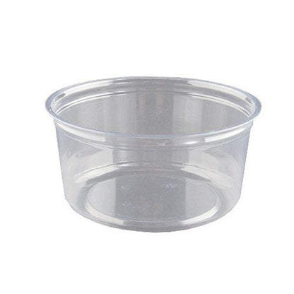 100PCS Transparent Packing Box With Cover Plastic Dessert Bowl Food Container - 12oz Bowl