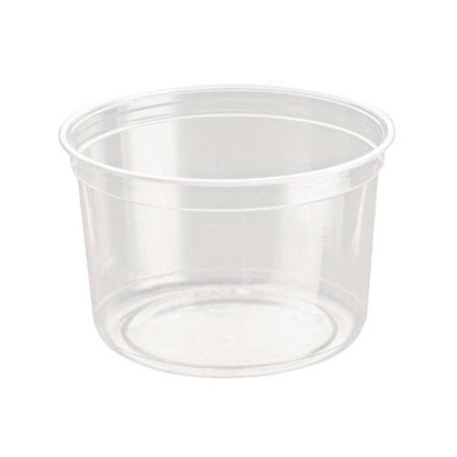 100PCS Transparent Packing Box With Cover Plastic Dessert Bowl Food Container - 16oz Bowl