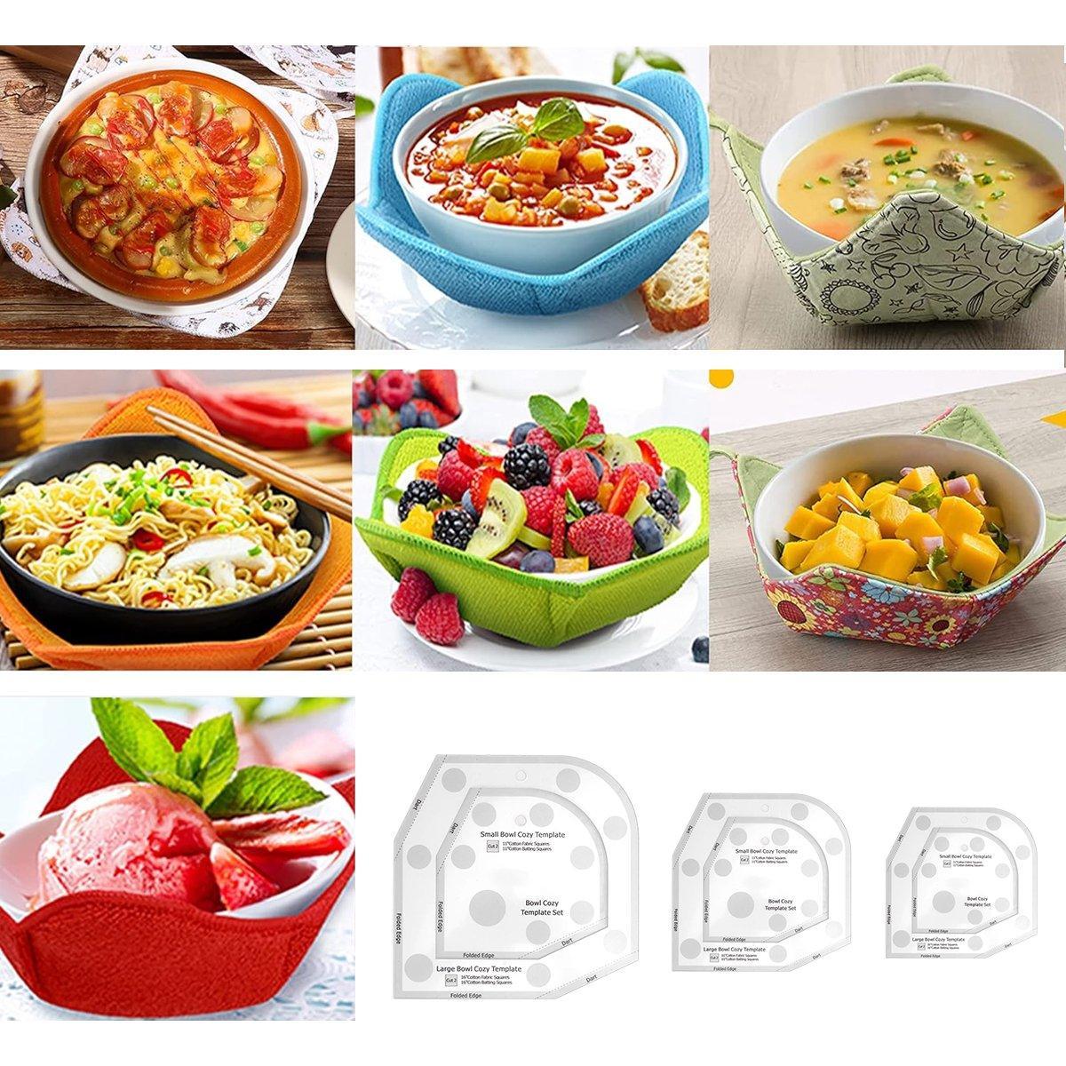 Quilting Ruler Bowl Mat Table Placemat Cozy Acrylic Durable Patchwork Craft Tool