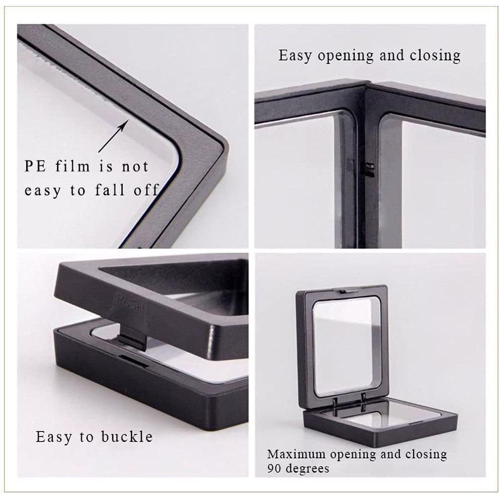 10pcs PE Film Jewelry Display & Storage Box - Transparent White Packaging Container - SuperSaverAU - view 5
