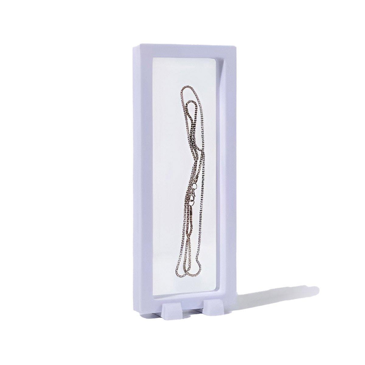 10pcs PE Film Jewelry Display & Storage Box - Transparent White Packaging Container