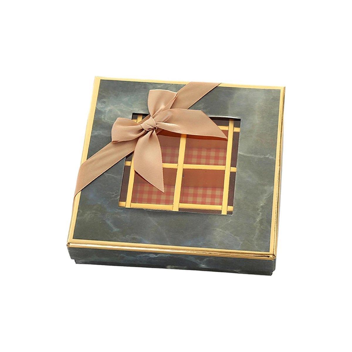 Valentine's Day Chocolate Box - Gourmet 25 pcs, 9 Grids, Tiffany