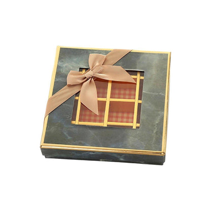 Valentine's Day Chocolate Box - Gourmet 25 pcs, 12 Grids, Gray