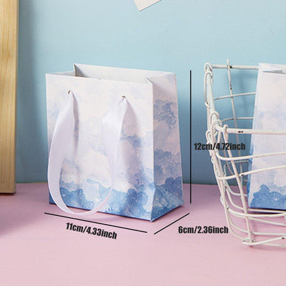 Jewelry Box Organizer 20PCS for Earrings & Rings with Cloud Design - Blue/White