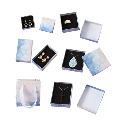 Premium 20PCS Jewellery Box Set with Cloud Design for Display & Organising - Assorted Sizes