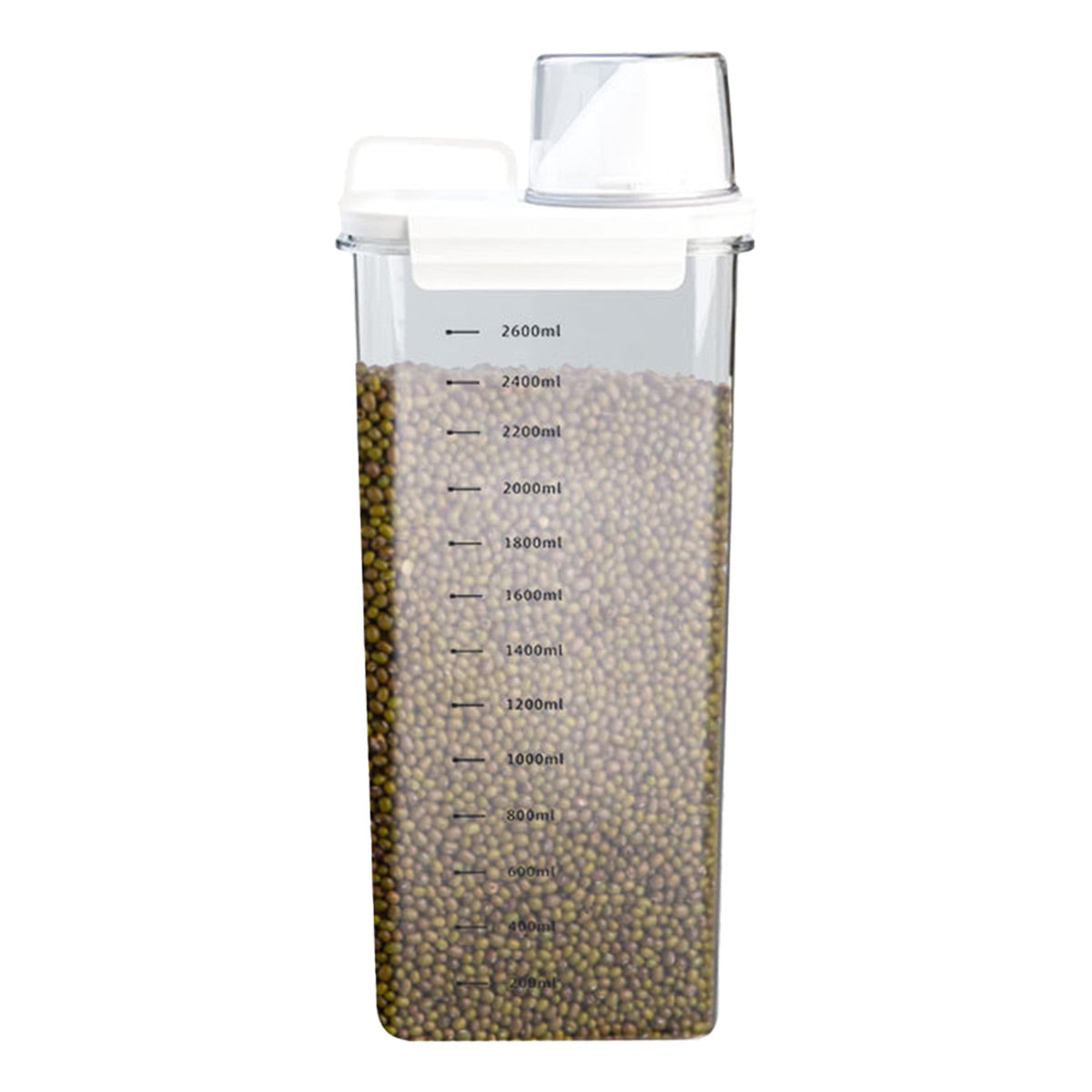 Transparent 2300ml Grain Storage Box with Airtight Seal - Kitchen Essentials - SuperSaverAU - view 9