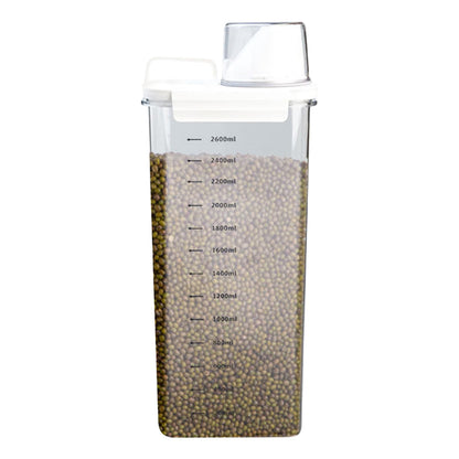 Sealed Grain Storage Box - 2900ml Transparent Container