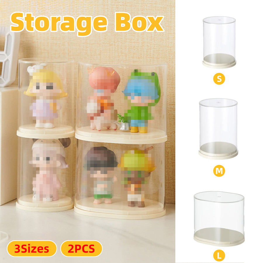 Premium Clear Acrylic Display Cases – Small 2 Pack