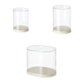 Premium Clear Acrylic Display Cases – Small 2 Pack