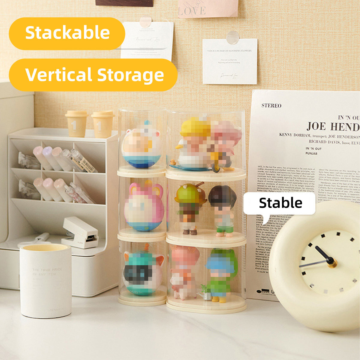 Premium Clear Acrylic Display Cases – Small 2 Pack