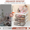 Premium 3-Layer Cosmetic Organiser – with Drawers