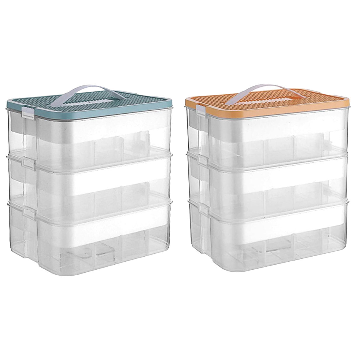 3-Layer Storage Box for Toys - Large Capacity Organizer - Green