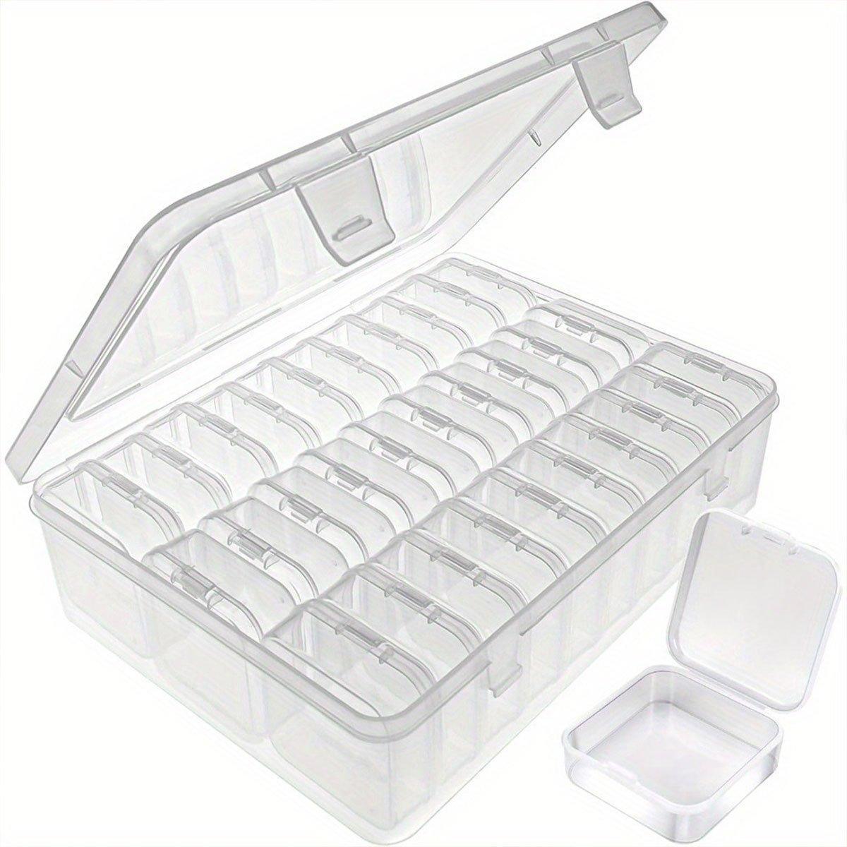 Premium 31 Piece Transparent Storage Box Set with 30 Small Cases