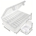 Premium 31 Piece Transparent Storage Box Set with 30 Small Cases