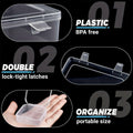 Premium 31 Piece Transparent Storage Box Set with 30 Small Cases