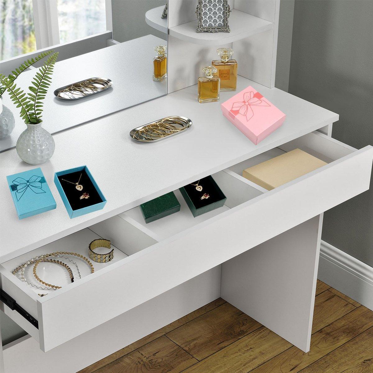 Premium 32pc Jewelry Organizer & Gift Packaging Boxes with Bow - Grey