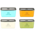 Premium Sealed Stainless Steel Crisper Containers – 4 Piece Set