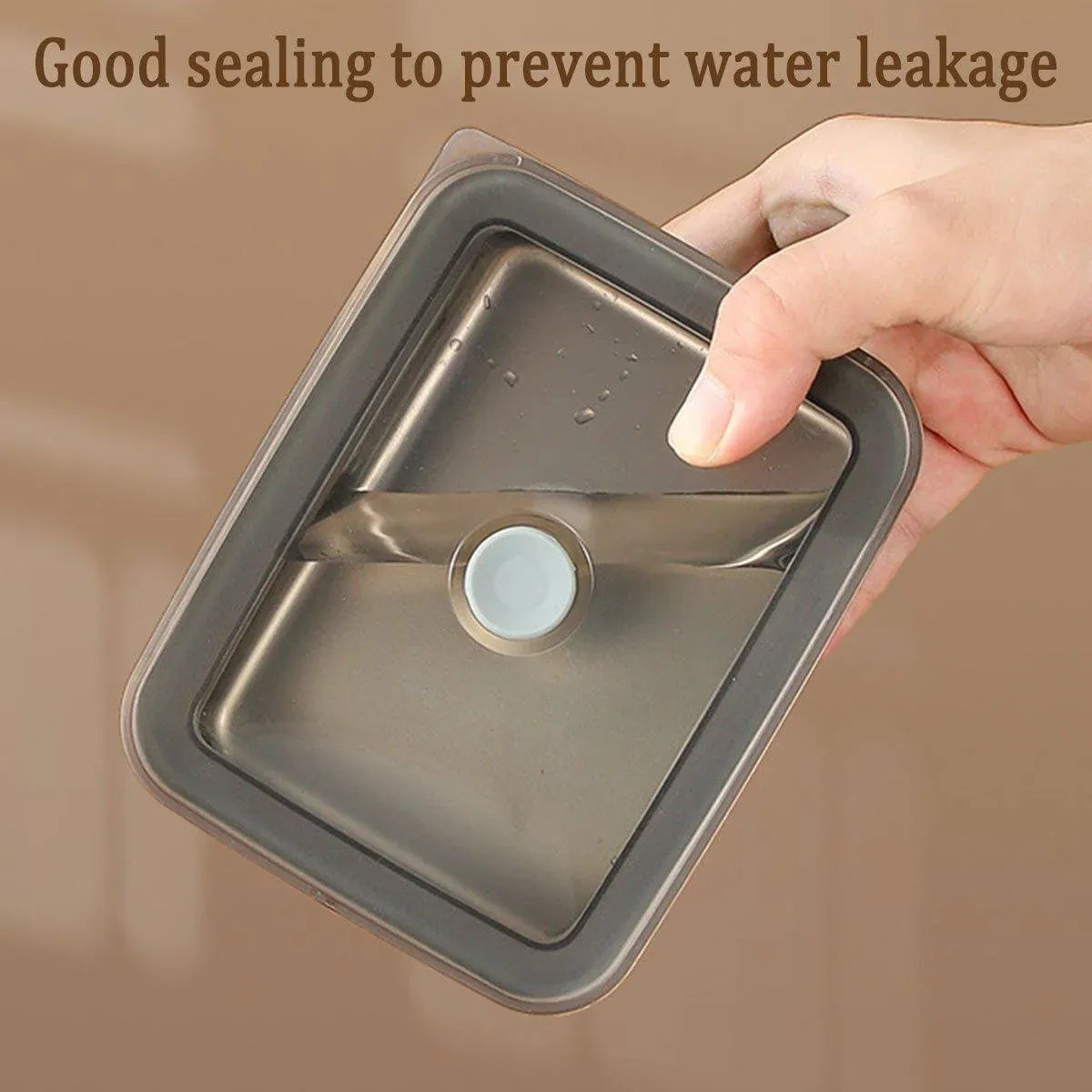 Premium Sealed Stainless Steel Crisper Containers – 4 Piece Set