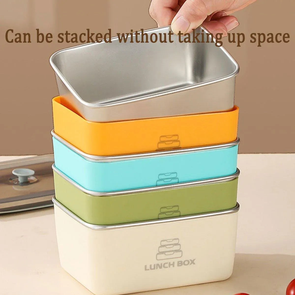 Premium Sealed Stainless Steel Crisper Containers – 4 Piece Set