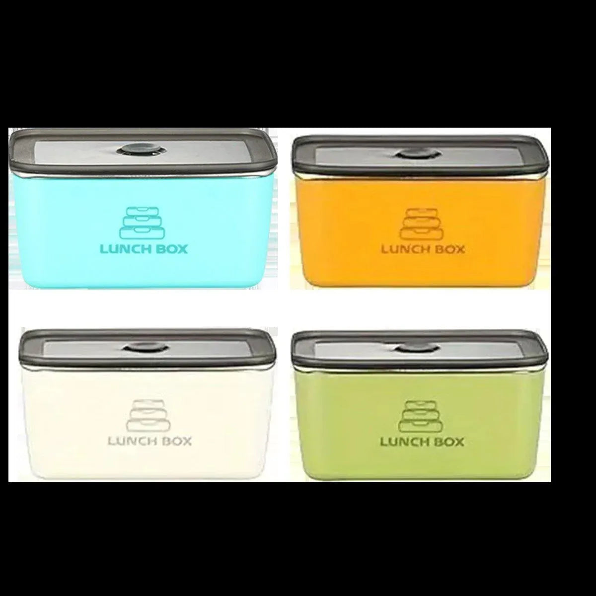 Premium Sealed Stainless Steel Crisper Containers – 4 Piece Set