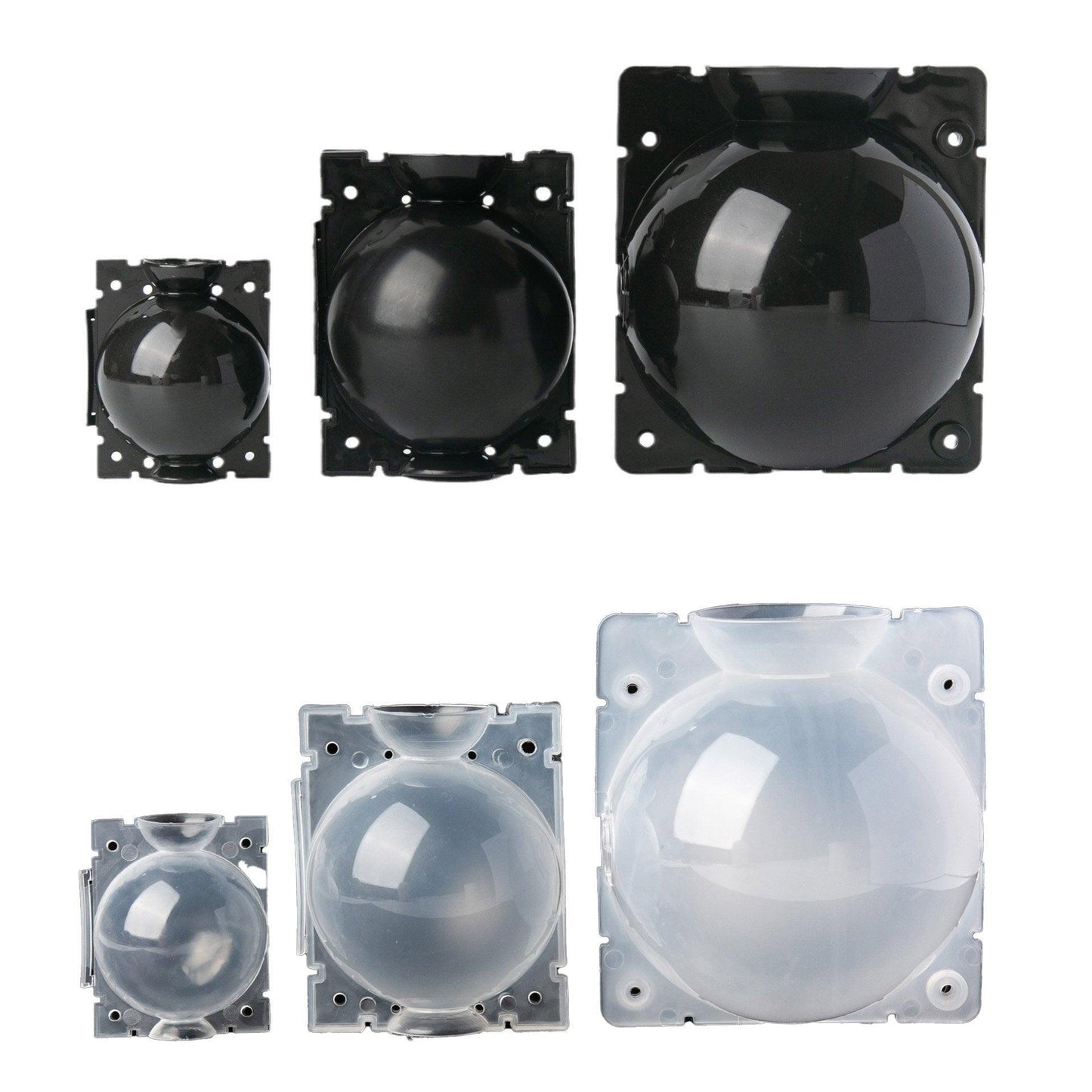 50pcs Plant High-pressure Grafting Box Rooting Device - Clear, Multiple Sizes