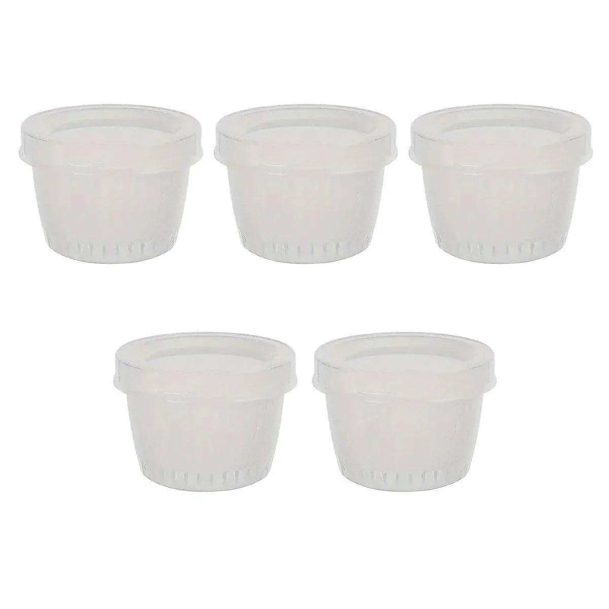 Premium Plastic Storage Containers with Drain Layers – 5 Pack