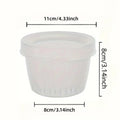Premium Plastic Storage Containers with Drain Layers – 5 Pack