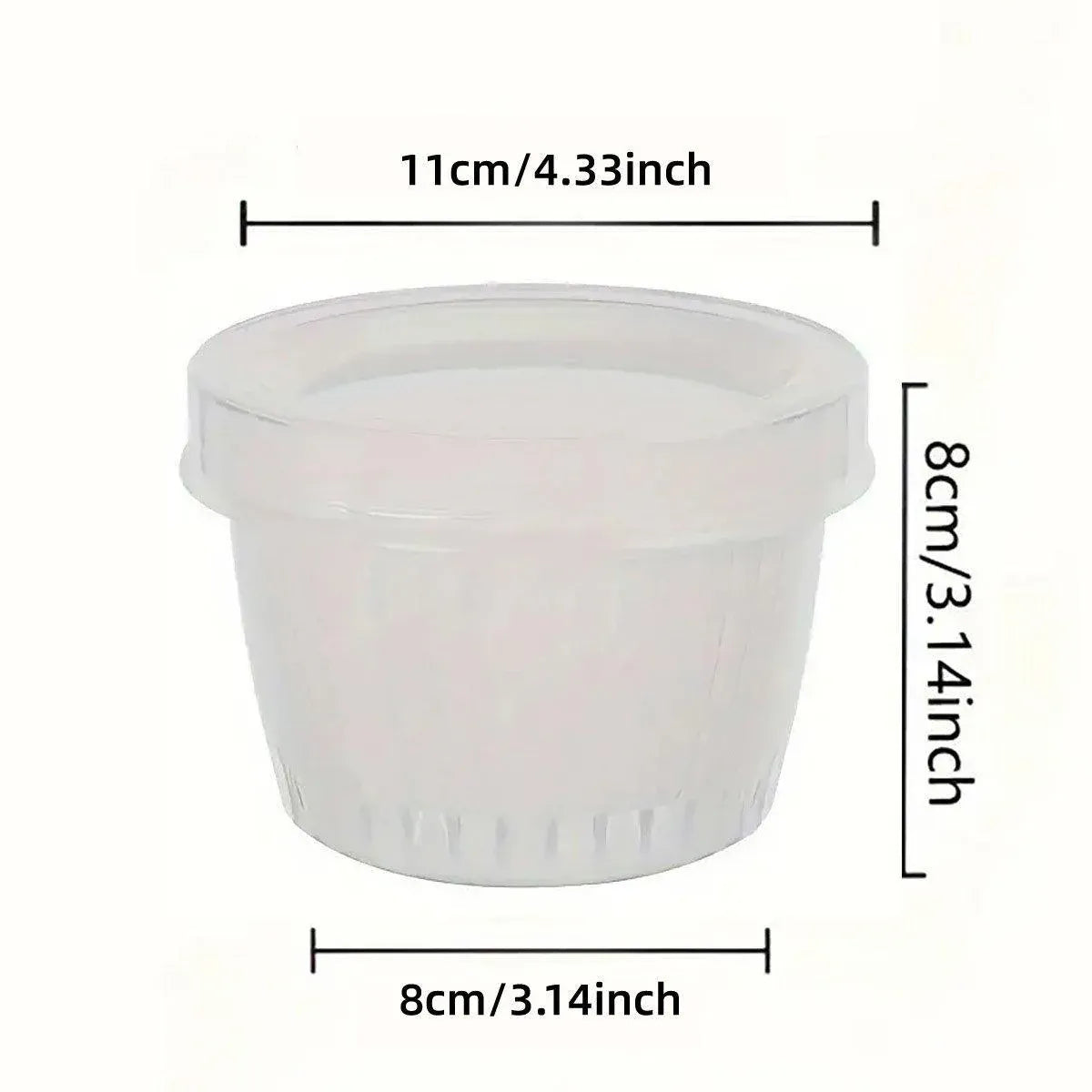 Premium Plastic Storage Containers with Drain Layers – 5 Pack