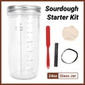 Premium 24oz Glass Fermentation Jar Kit – with Spatula