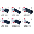 Premium 25 Pack Black Kraft Drawer Jewellery Gift Boxes 25x8x4cm