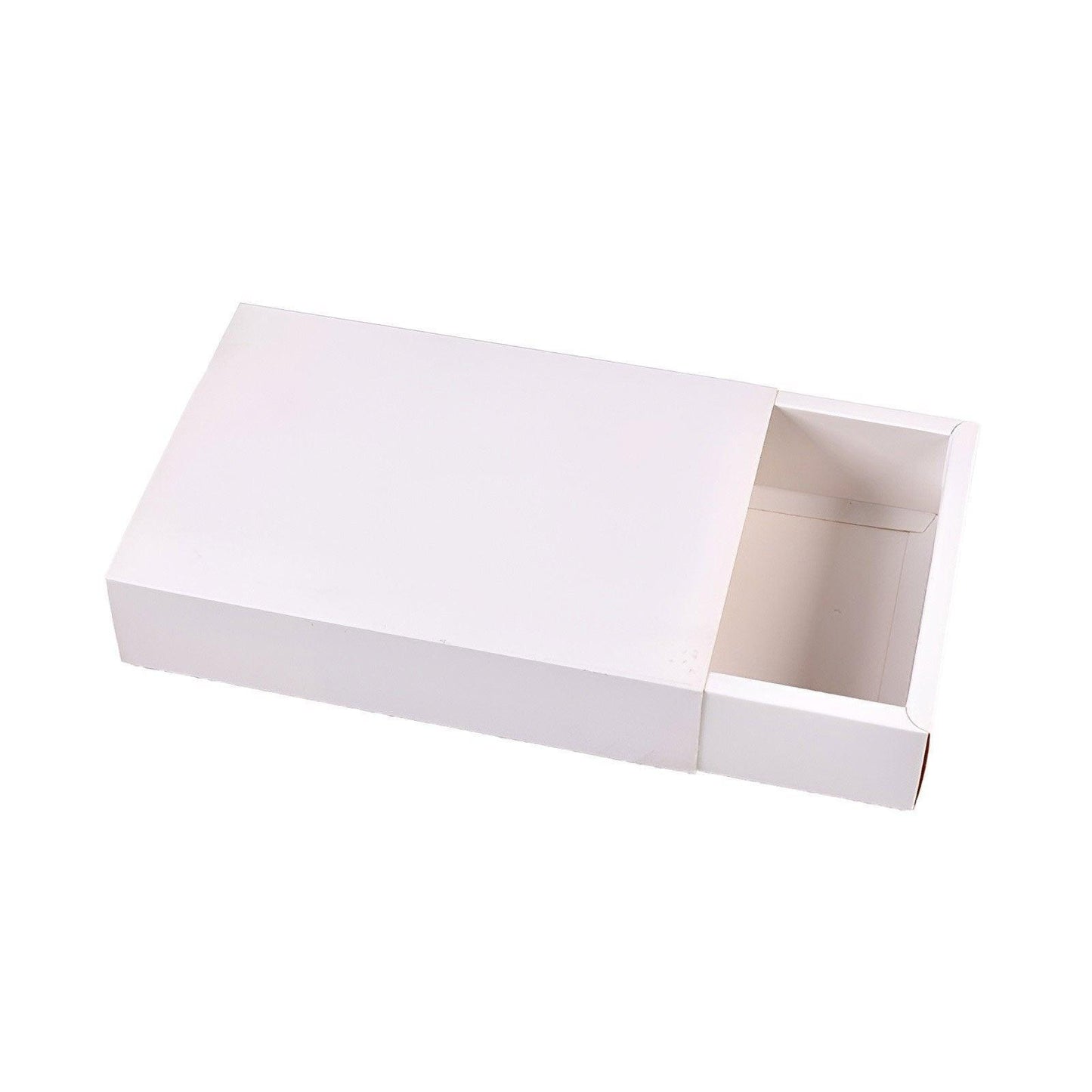 25X Cardboard Drawer Paper Gift Box for Jewelry & Necklace/Bracelet - White