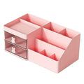 Cartoon Drawer Type Cosmetic Jewelry Storage Box Desktop Student Stationery Box - White - SuperSaverAU - view 3
