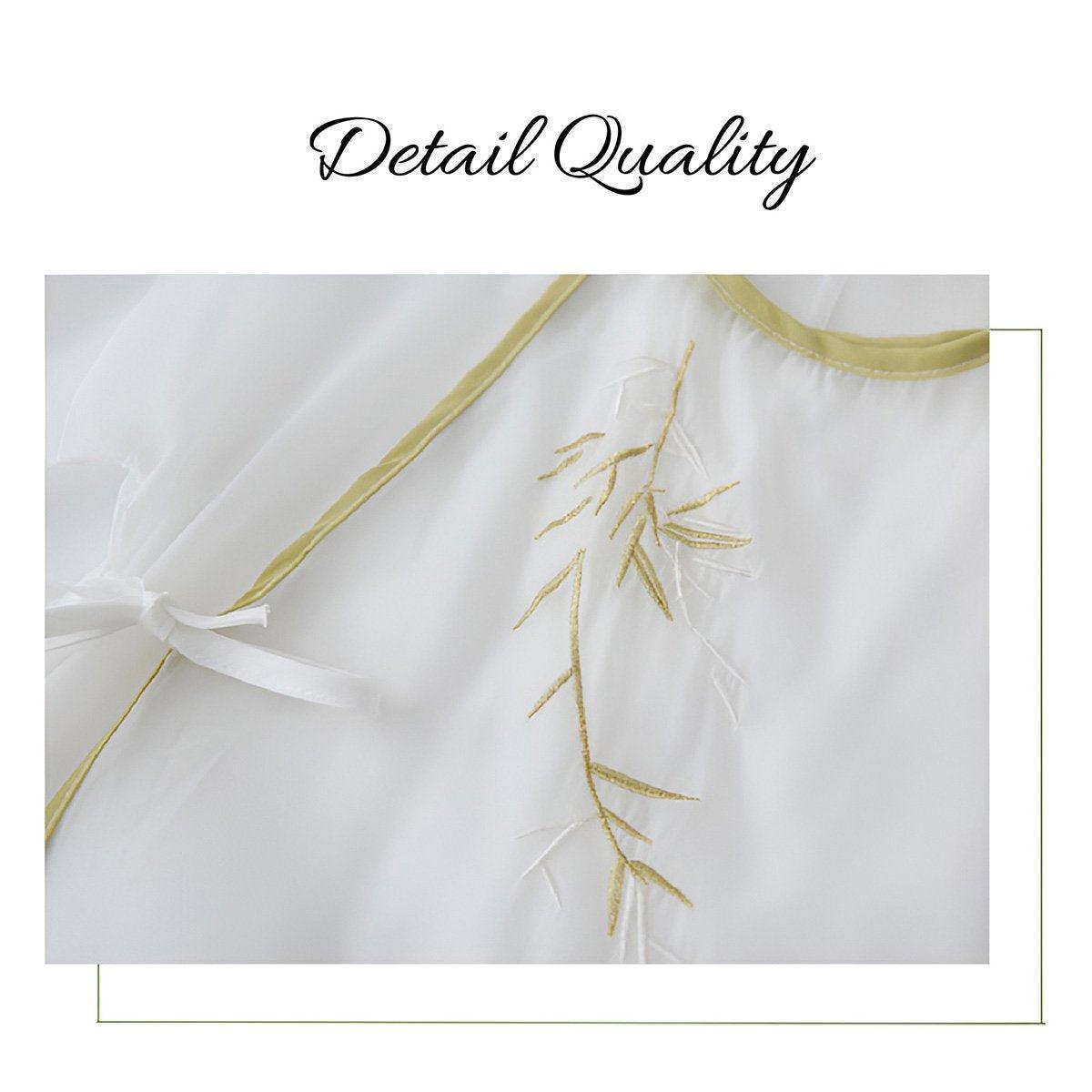 Boy's Hanfu Ancient Style Big Sleeve Shirt for Spring Autumn - 120cm