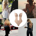 M Size Women Deep U Plunge Seamless Push Up Bodysuit - Skin Tone - SuperSaverAU - view 5