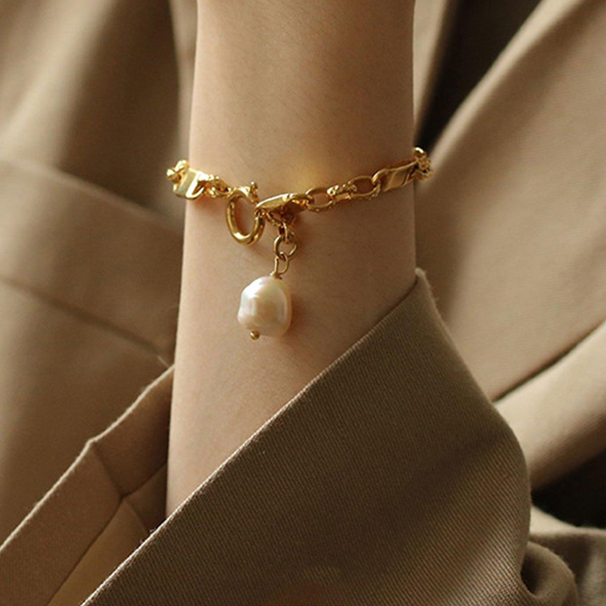 Chunky Chain Bracelet by Premium - Elegant Fashion Jewelry for Women - SuperSaverAU - view 4