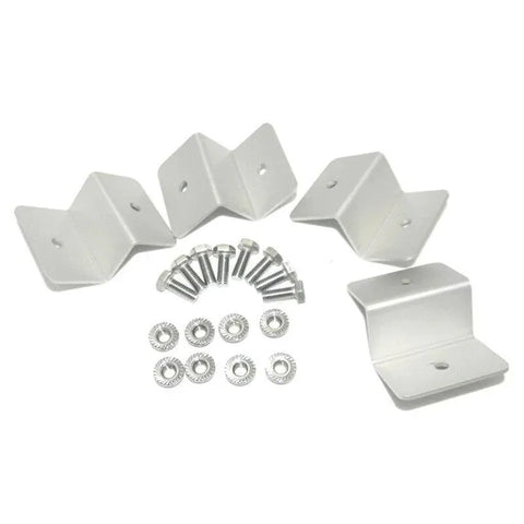Premium Solar Panel Z-Bracket Mounting Kit – Aluminium 4 Pack