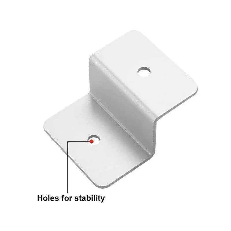 Premium Solar Panel Z-Bracket Mounting Kit – Aluminium 4 Pack
