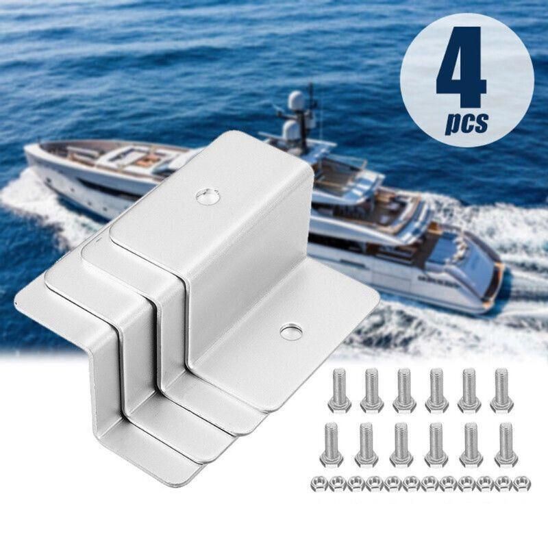 Premium Solar Panel Z-Bracket Mounting Kit – Aluminium 4 Pack