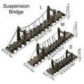 Resin Bridge Aquarium Decoration - Climbing Platform for Shrimp & Tortoise - Large - SuperSaverAU - view 3