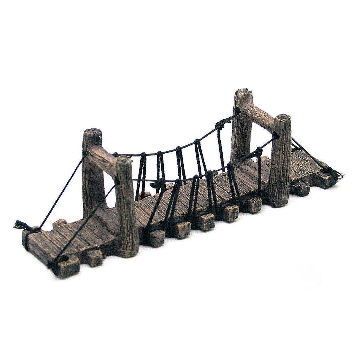 Resin Bridge Aquarium Decoration - Climbing Platform for Shrimp & Tortoise - Large - SuperSaverAU - view 6