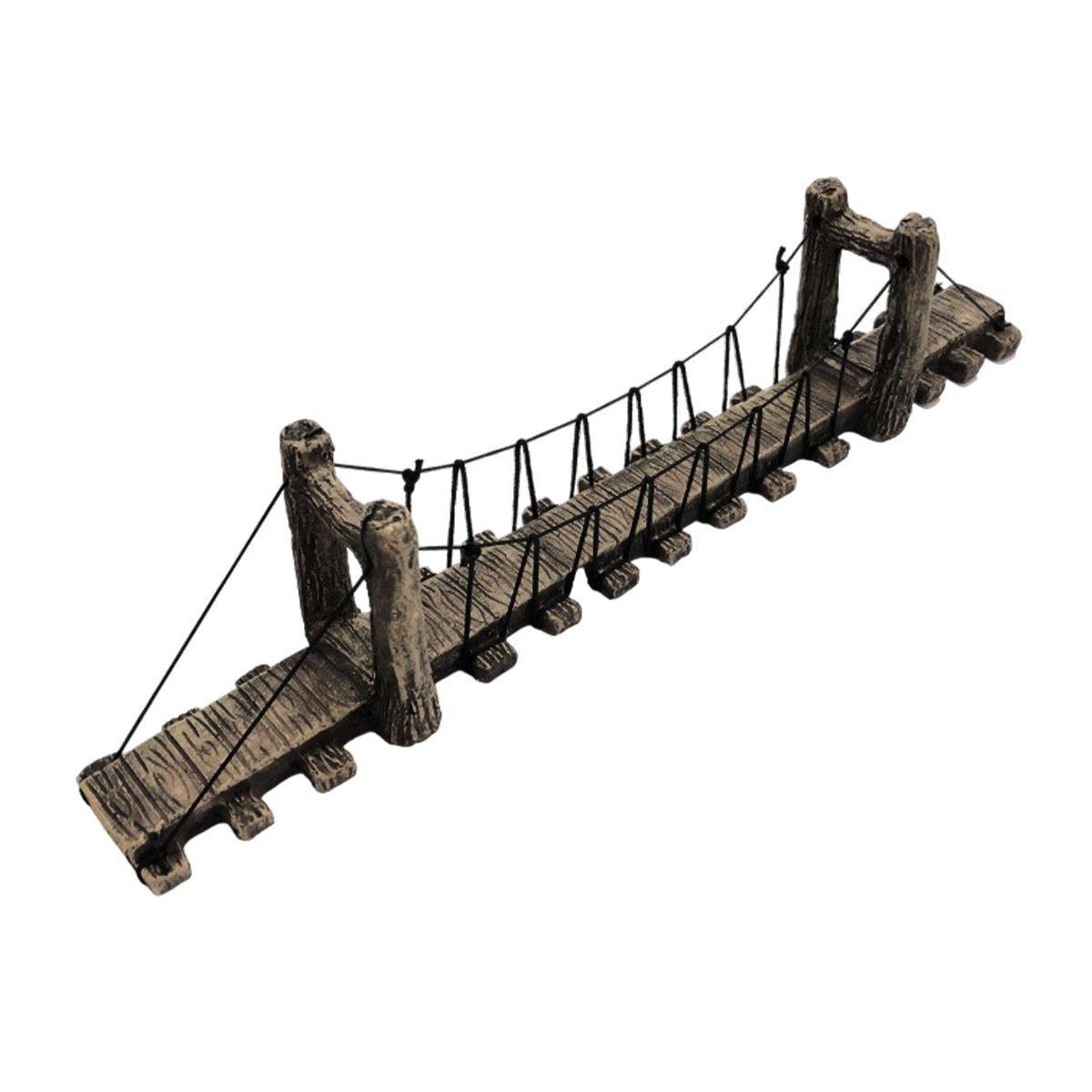 Resin Bridge Aquarium Decoration - Climbing Platform for Shrimp & Tortoise - Large - SuperSaverAU - view 8