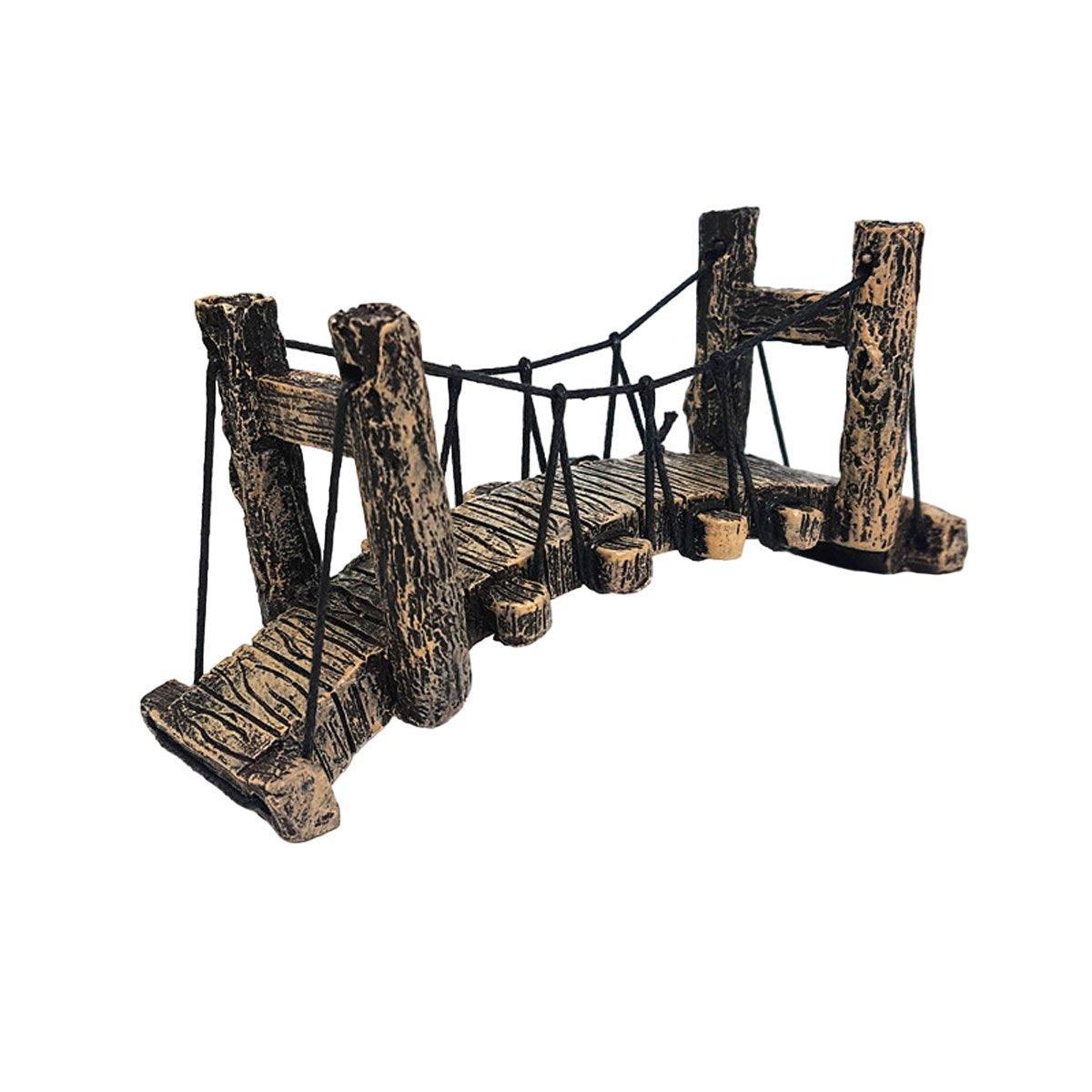 Resin Bridge Aquarium Decoration - Climbing Platform for Shrimp & Tortoise - Large - SuperSaverAU - view 9