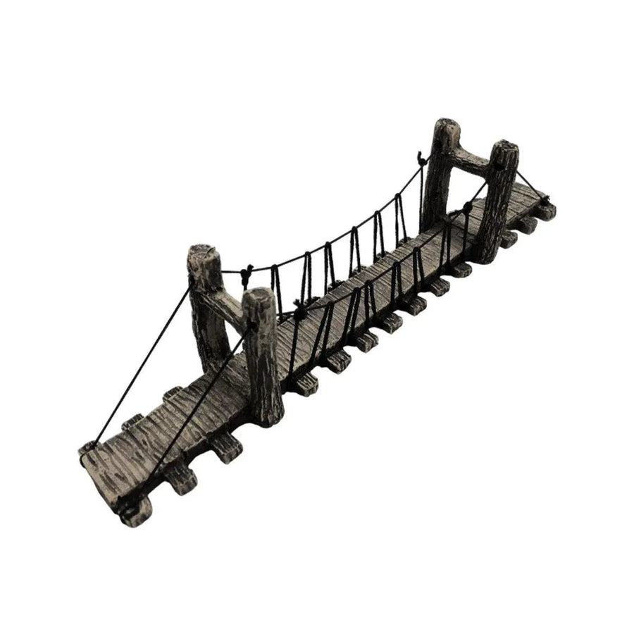 Premium Resin Suspension Bridge Aquarium Decoration - Medium