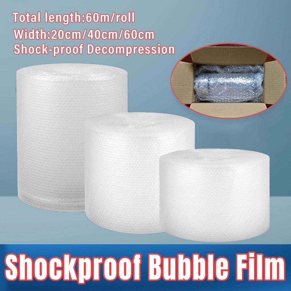 Premium Bubble Wrap Roll - 60cm Shockproof Protective Packing Film - SuperSaverAU - view 1