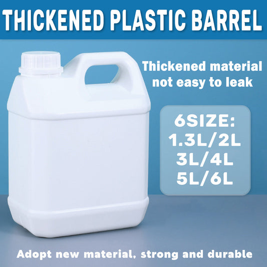 Plastic Square Bucket Storage Container - 4L, Durable, Leak-Proof, 10 Pack