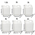 Plastic Square Bucket Storage Container - 4L, Durable, Leak-Proof, 10 Pack - SuperSaverAU - view 3