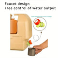 Premium 20L Camping Water Container with Tap - Beige
