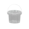 Premium Transparent Round Plastic Buckets with Lids – 1000ml, 20 Pack