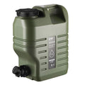Portable Camping Water Storage Tank with Faucet & Handle - 11L Army Green - SuperSaverAU - view 5