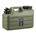 Portable Water Storage Tank 12L with Faucet for Camping & Outdoors - Army Green - SuperSaverAU - view 6